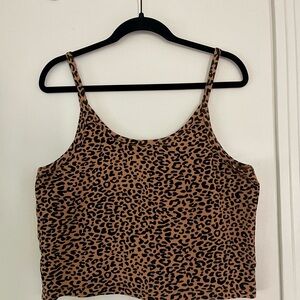 Arq Leopard Crop Tank